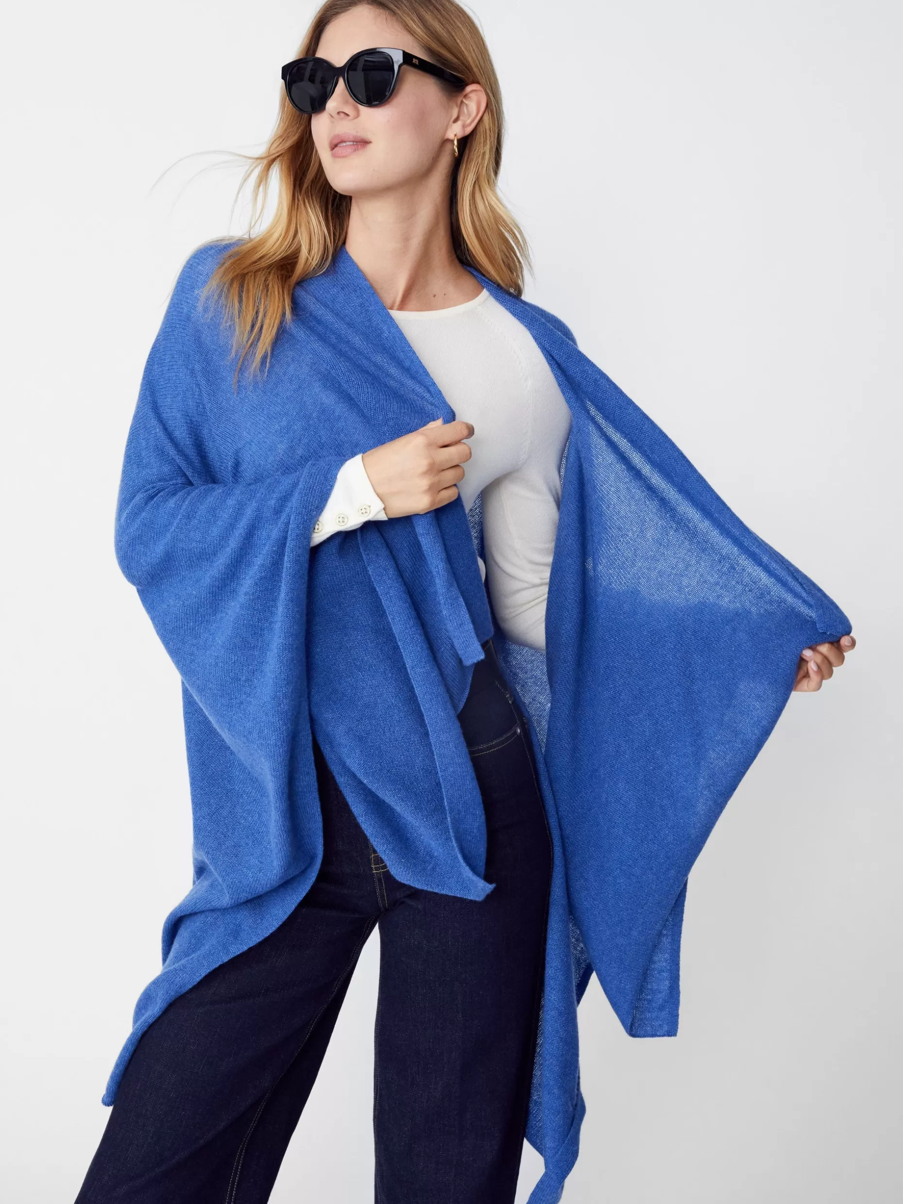 J. McLaughlin Rossi Cashmere Wrap-Women Jackets & Outerwear | Sweaters