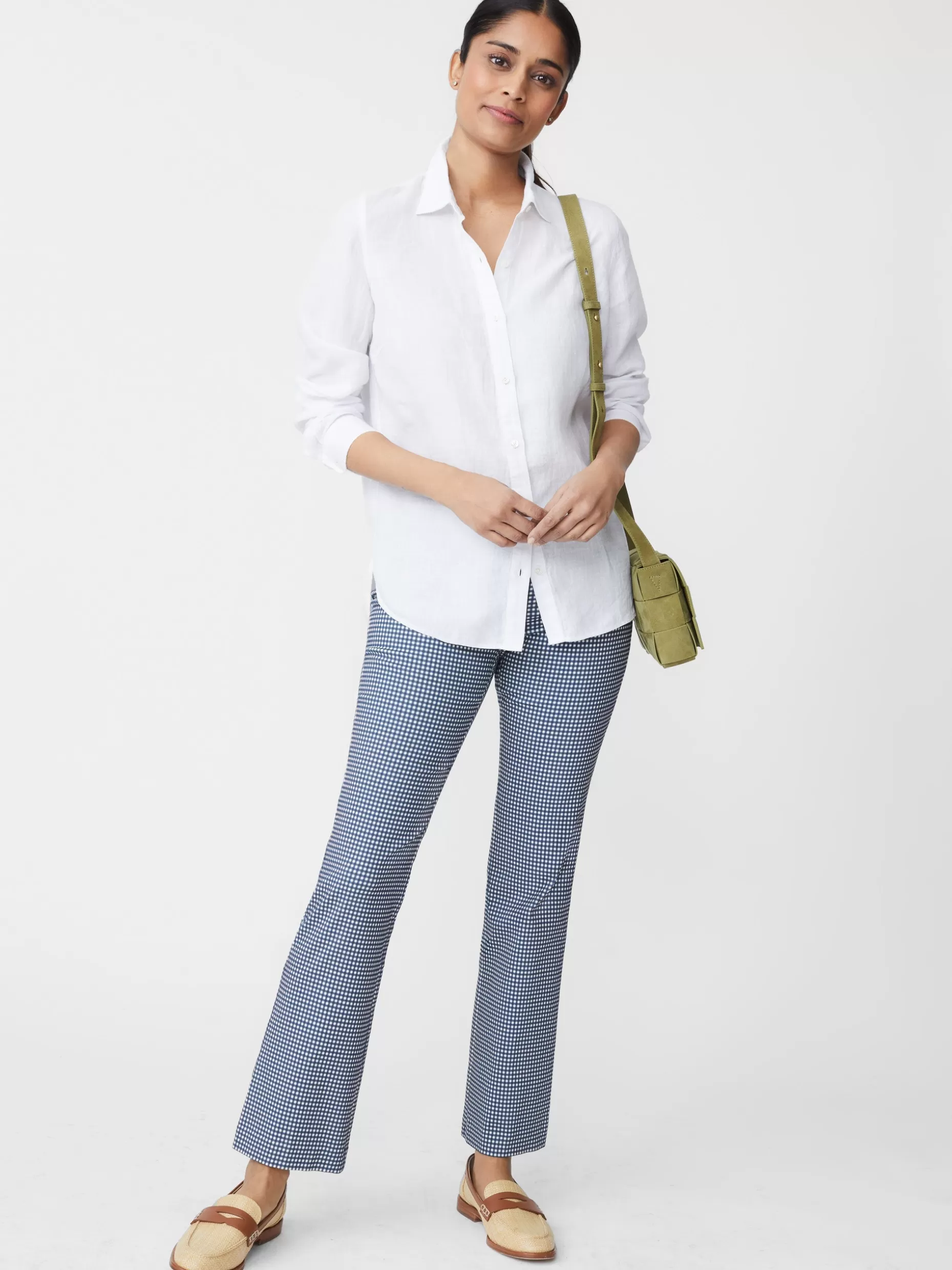 J. McLaughlin Rylie Pants In Cabana Gingham-Women Pants