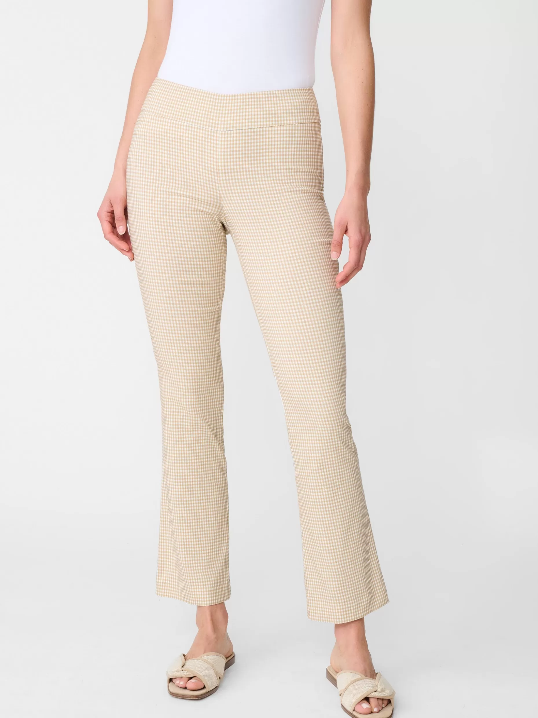 J. McLaughlin Rylie Pants In Cabana Gingham-Women Pants