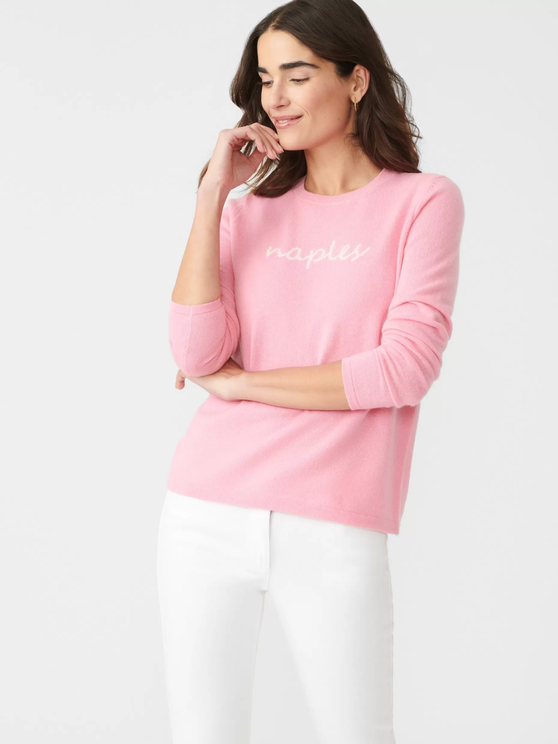 J. McLaughlin Shield Cashmere Sweater In Naples-Women Sweaters