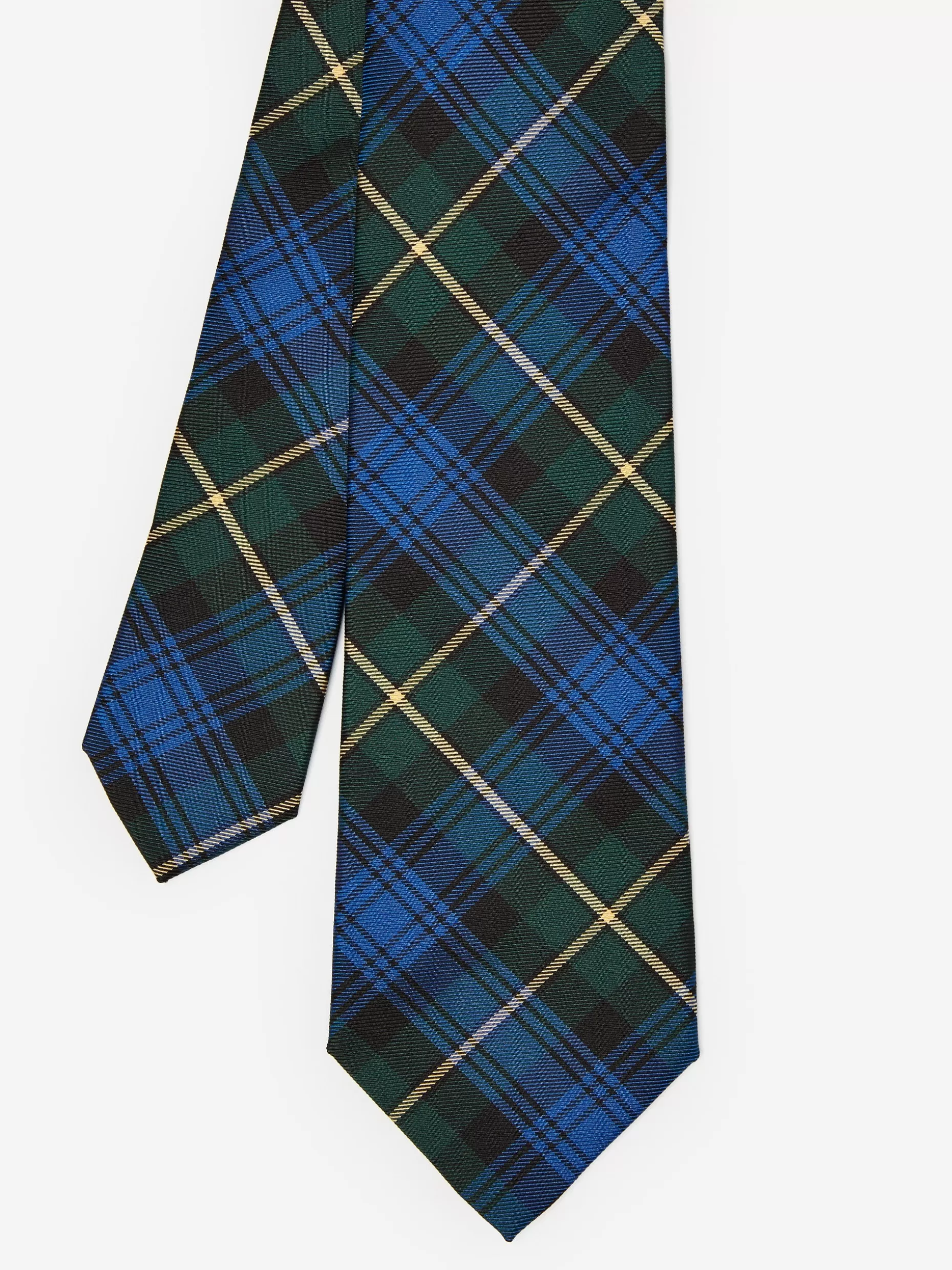 J. McLaughlin Silk Tie In Plaid- Shoes & Accessories | Ties