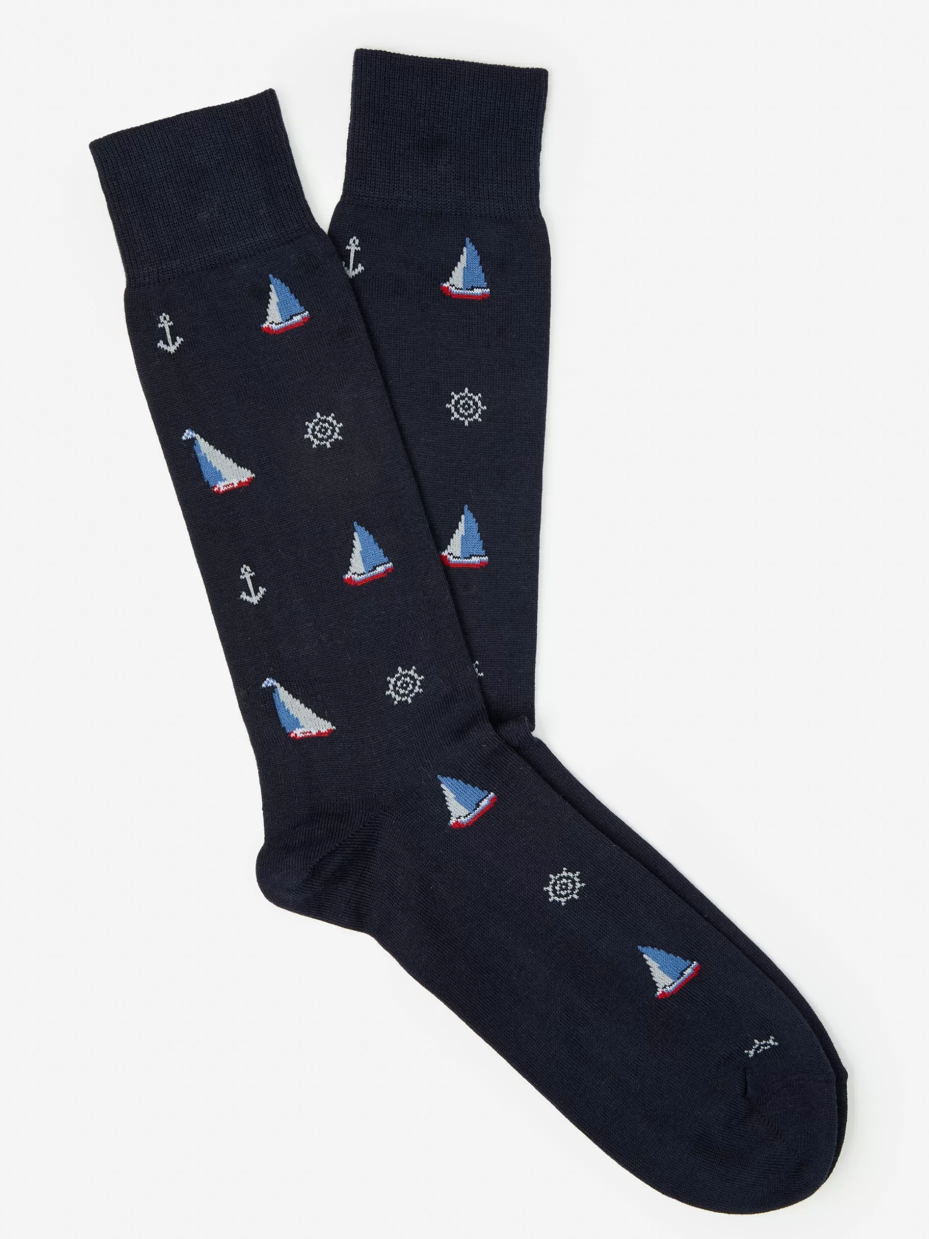 J. McLaughlin Socks In Sailboat- Shoes & Accessories | Socks