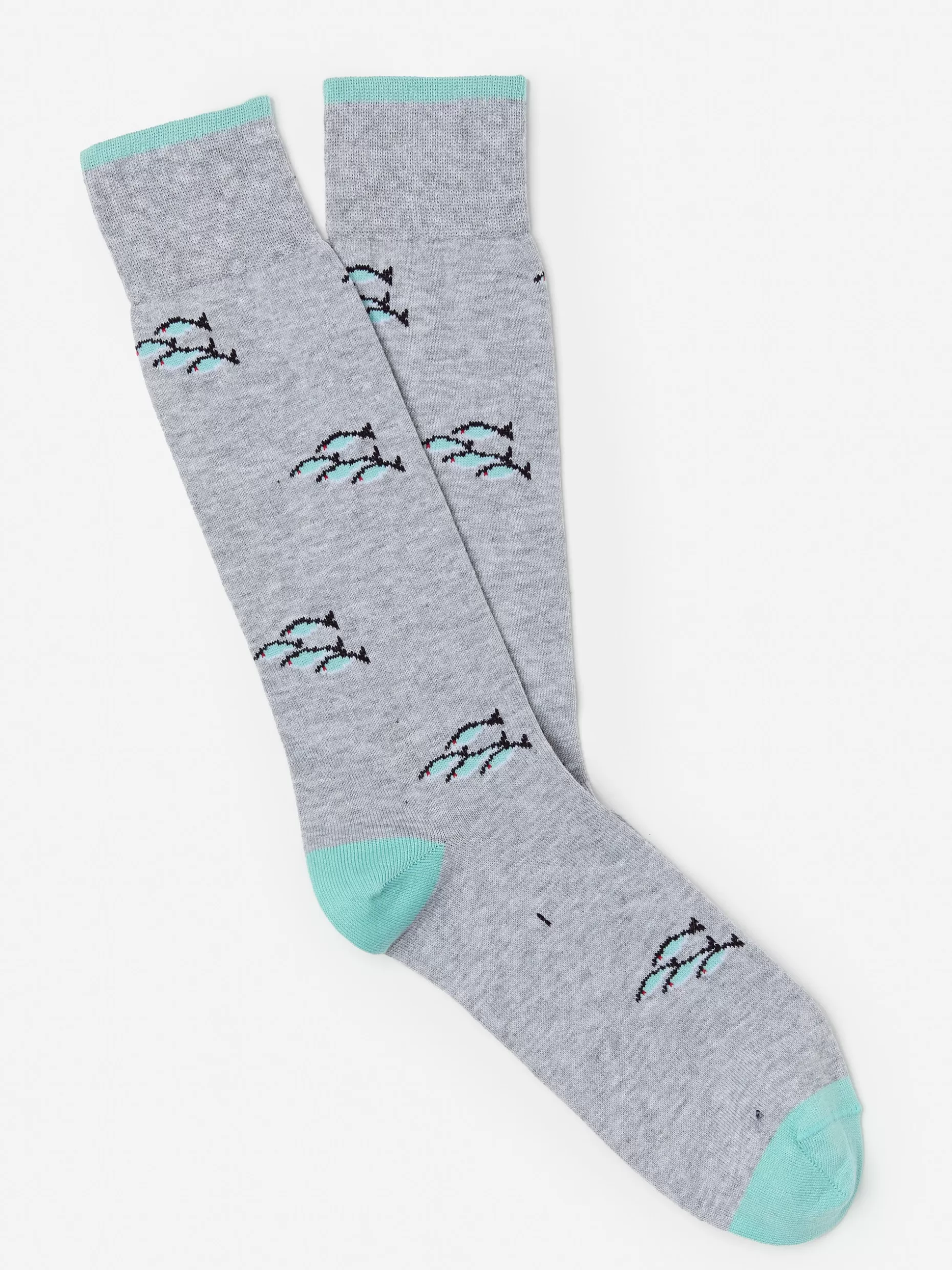 J. McLaughlin Socks In School Of Fish- Shoes & Accessories | Socks