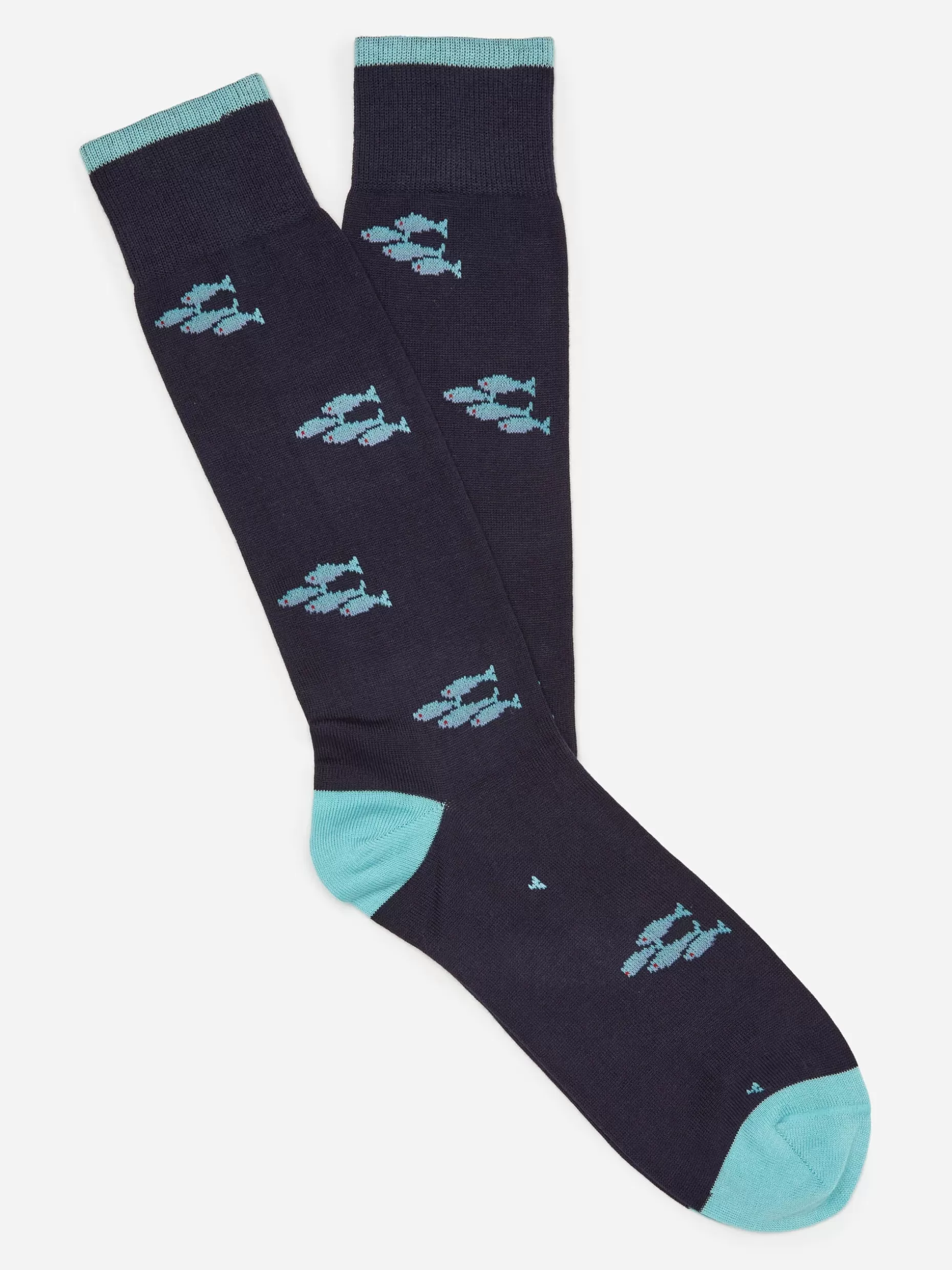 J. McLaughlin Socks In School Of Fish- Shoes & Accessories | Socks