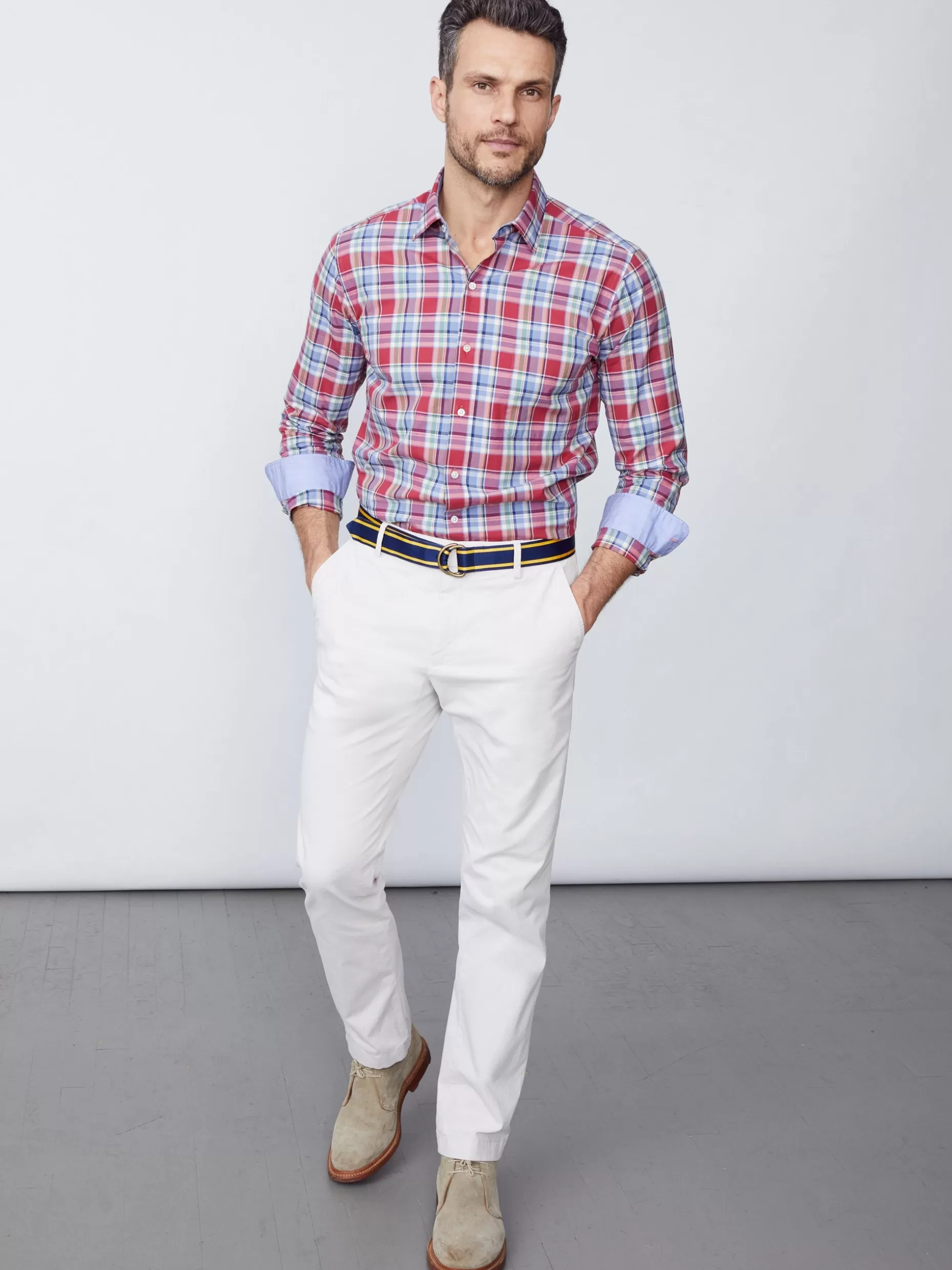 J. McLaughlin Taylor Straight-Fit Chino Pants- Pants