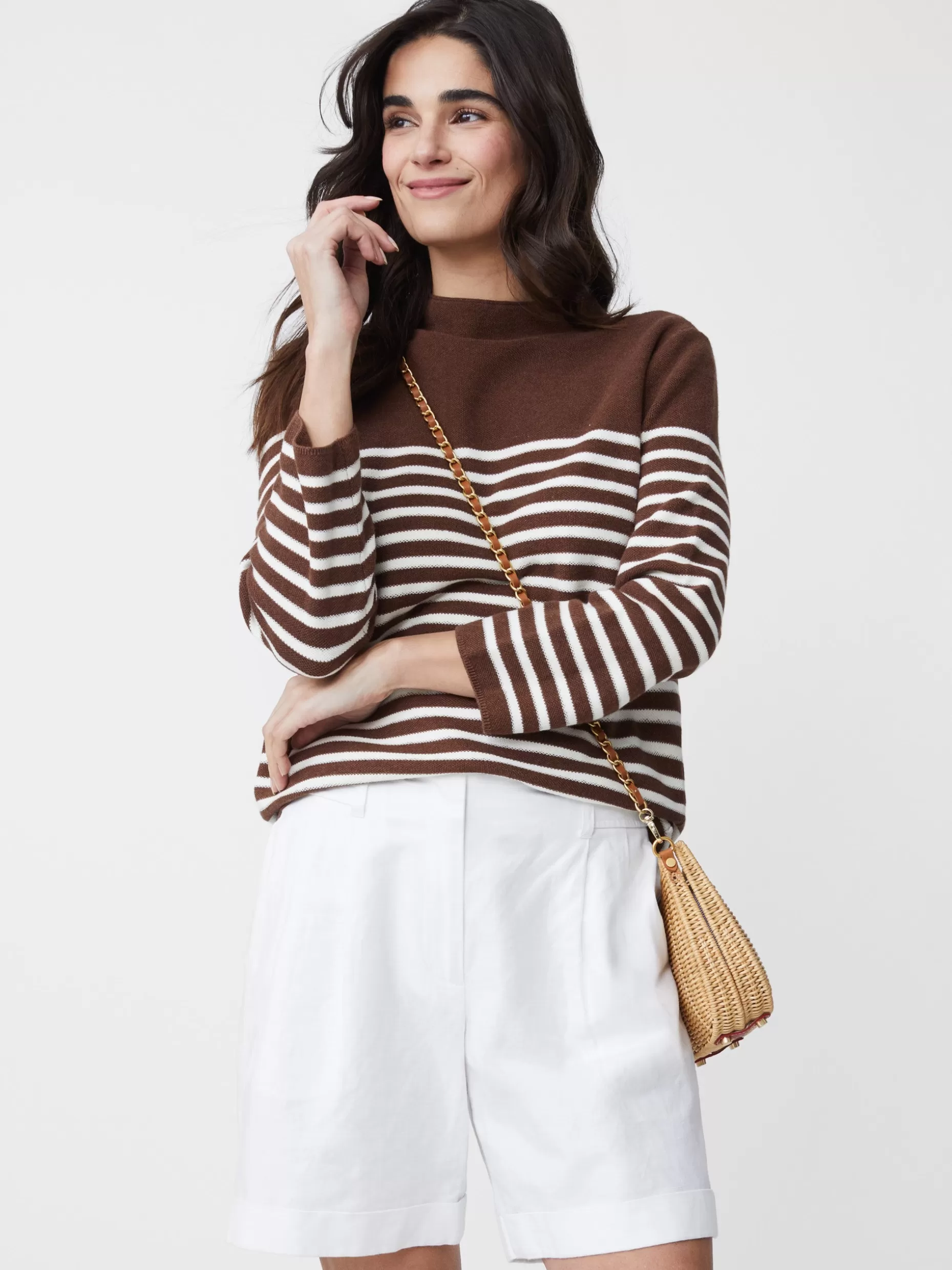 J. McLaughlin Virginie Sweater In Stripe-Women Sweaters